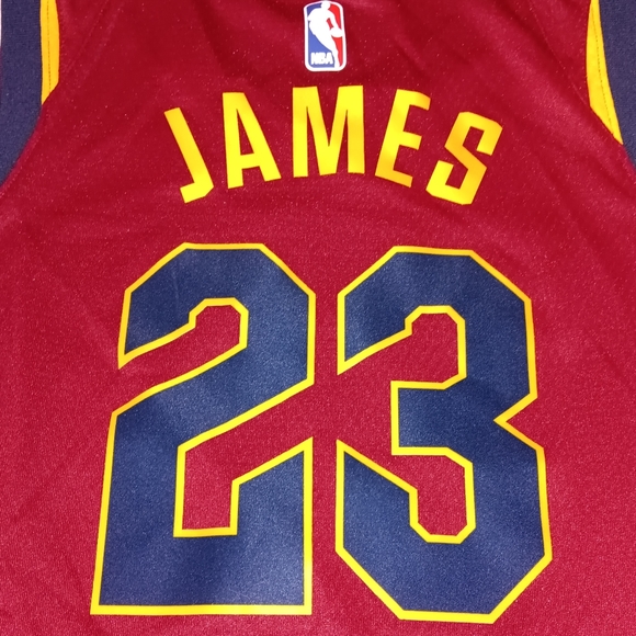 Nike Icon Lebron King James Cleveland Cavaliers Swingman Basketball Jersey - Picture 4 of 8